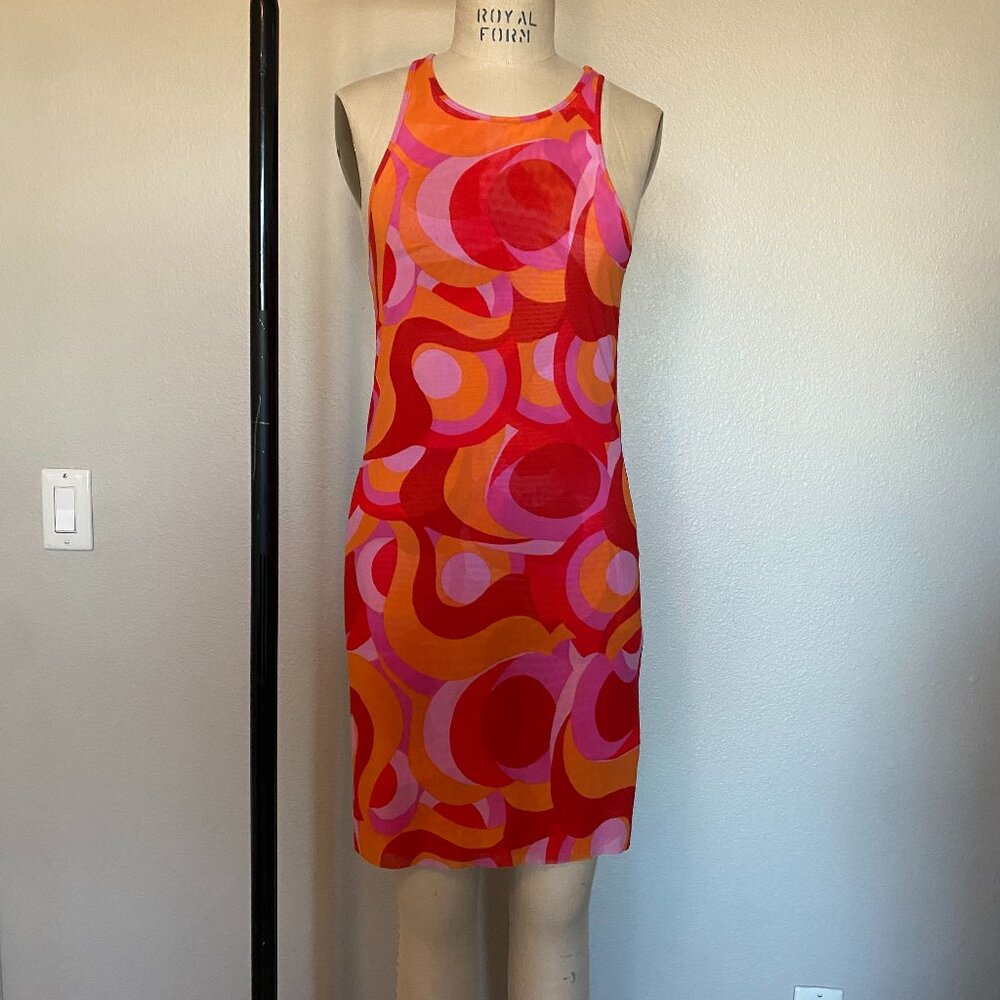 SOLID & STRIPED The Garcelle Dress In Cherry Multi (Medium)